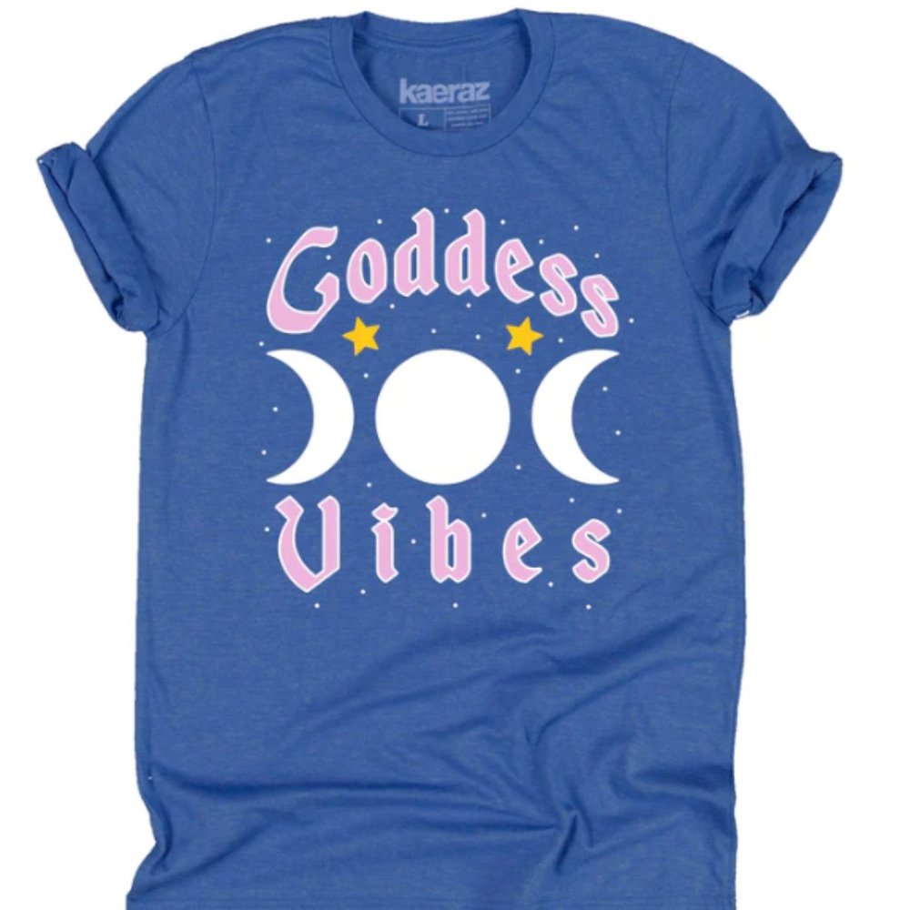 Kaeraz Goddess Vibes Celestial T-Shirt Small